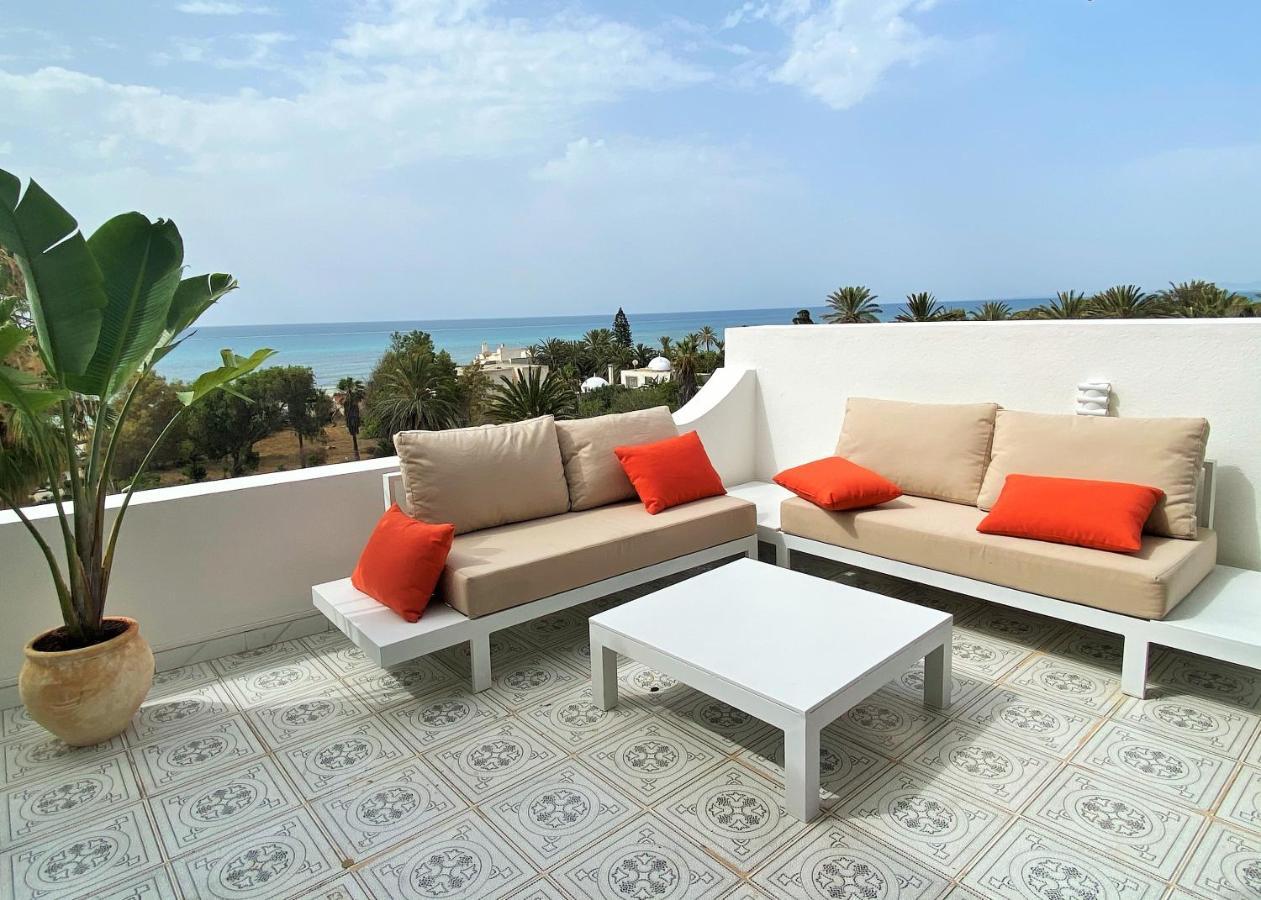 Roof Pied Dans L'eau Panoramic View, 80 Meters From Seaside Hammamet
